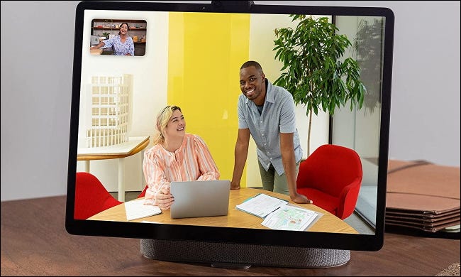 Facebook Portal Plus on table