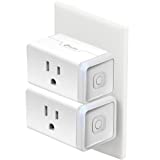 Kasa Smart Plug HS103P2, Smart Home Wi-Fi Outlet Works with Alexa, Echo, Google Home & IFTTT, No Hub Required, Remote Control,15 Amp,UL Certified, 2-Pack White