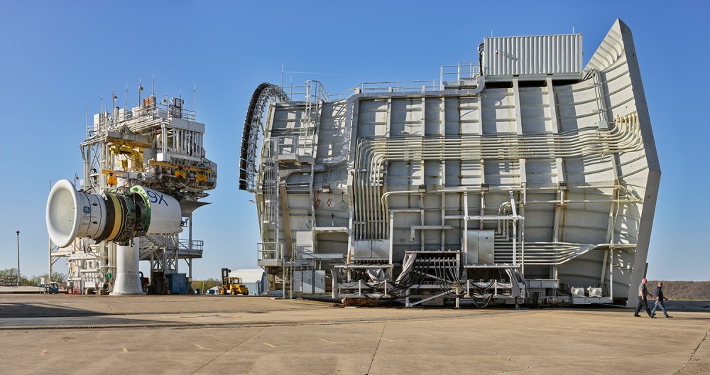 GE wind tunnel, side view